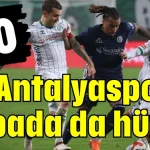 Antalyaspor'a kupada da hüzün 1-0