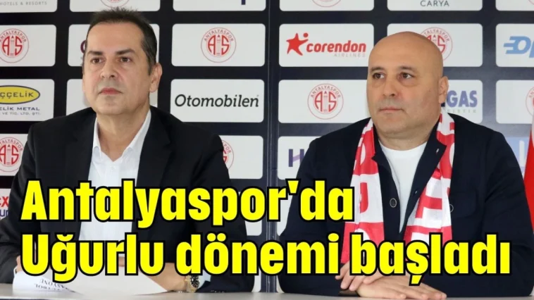 Antalyaspor'da Uğurlu dönemi başladı
