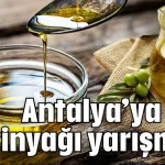 Antalya’ya özel zeytinyağı yarışması