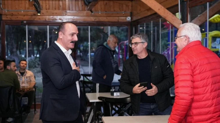 Başkan Kotan hem sohbet etti, hem dert dinledi