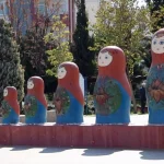 Dostluk Parkı'nın simgesi matruşkalar yenileniyor