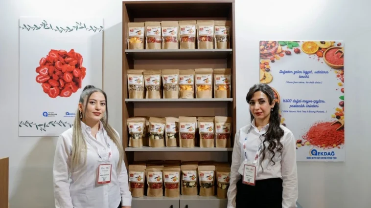 EKDAĞ’ın kurutma tesisinde üretilen ürünler fuarda tanıtıldı