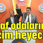 Esnaf odalarında seçim heyecanı