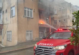 Gazipaşa’da apartman yangını