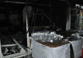 Gazipaşa’da mahalle muhtarlığı küle döndü