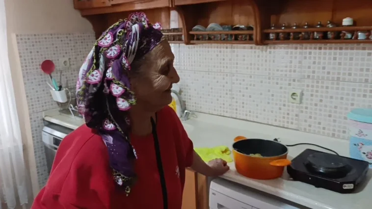 Gürmüz Hanım'ın imdadına itfaiye koştu