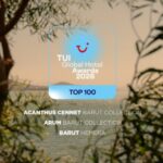 BARUT HOTELS, TUI GLOBAL HOTEL AWARDS’TA TOP 100 HOTEL LİSTESİNE GİREREK KÜRESEL BAŞARIYA İMZA ATTI
