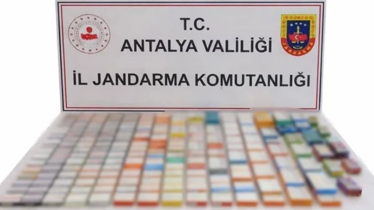 Jandarmadan Alanya’da kaçakçılığa darbe