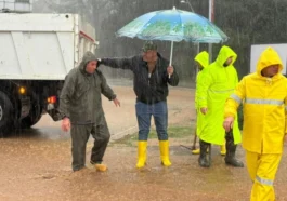 Kemer'de su baskınlarıyla mücadele