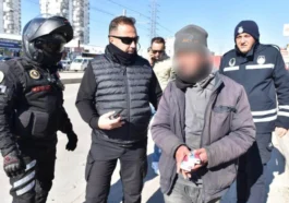 Kepez'de dilenci operasyonu