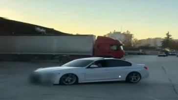 Kepez’de drift yapan dürücüye ağır ceza