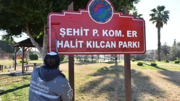 Kepez’in Şehit Piyade Komando Er Halit Kılcan Parkı yenilendi