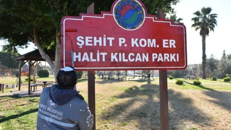 Kepez’in Şehit Piyade Komando Er Halit Kılcan Parkı yenilendi