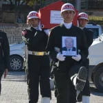 Kıbrıs gazisi askeri törenle toprağa verildi