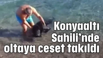 Konyaaltı Sahili’nde oltaya ceset takıldı