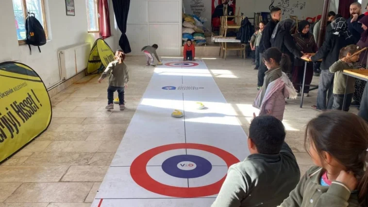Korkuteli’nde curling heyecanı