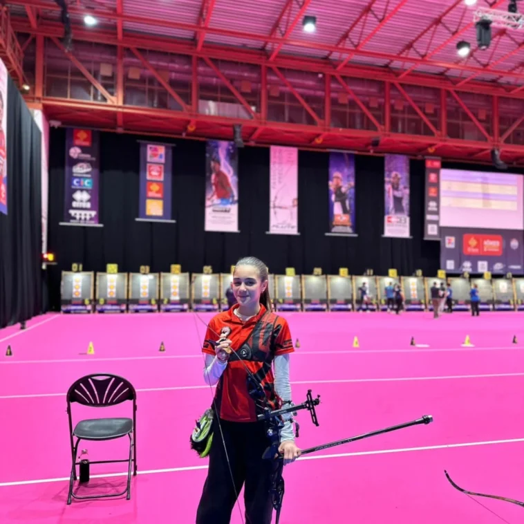 Manavgatlı Ada, okçulukta Dünya 3.'sü oldu