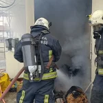 Manavgat’ta çatı katında yangın paniği