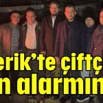 Serik’te çiftçiler don alarmında