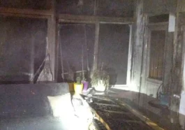 Sobadan çıkan yangın hasara yol açtı