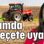 Tarımda B-Reçete uyarısı