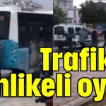Trafikte tehlikeli oyun