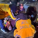 Yaya geçinden geçmek isterken motosiklet çarptı