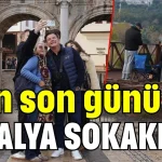 Yılın son günü Antalya sokakları
