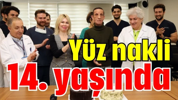 Yüz nakli 14. yaşında
