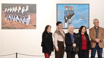 Teke Zeybekleri resim sergisi sanatseverle buluştu