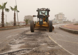 Kepez’de yağmur sonrası yollara hızlı müdahale