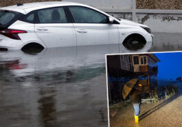 Antalyayı sağanak vurdu: Hortum oluştu, ev ve iş yerlerini su bastı