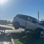 Alanya çevre yolunda kaza