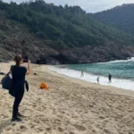 Alanya’da güneşli hava vatandaşları sahile çekti