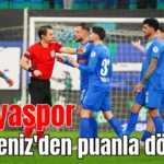 Alanyaspor Karadeniz'den puanla dönüyor: 1-1