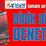 Antalya'da didik didik denetim