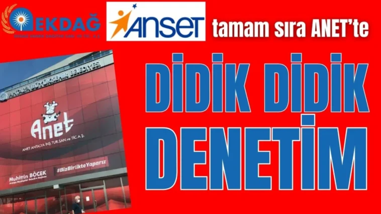 Antalya'da didik didik denetim