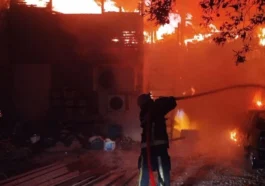 Antalya'da piknik işletmesinde gece yangını