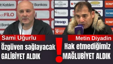 Antalyaspor - Gençlerbirliği maçının ardından teknik direktörler konuştu