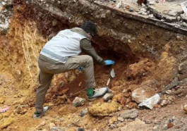 ASAT kazısında insan kemiği şüphesi