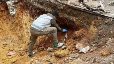 ASAT kazısında insan kemiği şüphesi