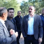 Başkan Kotan çalışmaları yerinde inceliyor