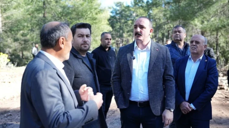 Başkan Kotan çalışmaları yerinde inceliyor