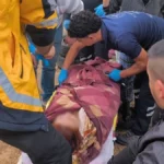 İşe giderken fosseptiğe düştü