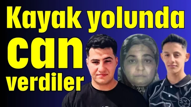Kayak yolunda can verdiler