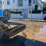 Kemer’de sağanak sonrası temizlik sürüyor