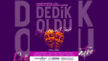 Konyaaltı'nda doğaçlama tiyatro oyunu sahnelenecek