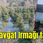Manavgat Irmağı taştı!