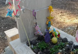 Manavgat Mezarlığı'nda çiçekten çok oyuncak var