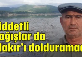 Şiddetli yağışlar da Alakır'ı dolduramadı